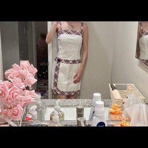 Barbie Burberry style pink plaid bodycon dress socialite designers dolls kill